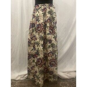 Vintage Maxi Skirt Women’s Floral Handmade Lagenlook Prairie Cottagecore Modest